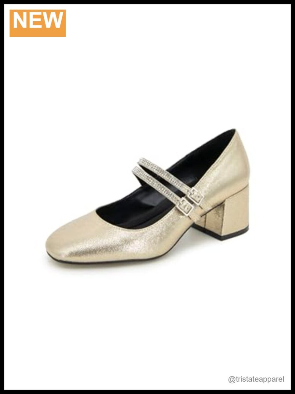 Kenneth Cole Reaction Leeann Women's Pump Block Heel Mary Jane Buckle